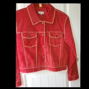 Sorbe Suede Jacket Large Womens